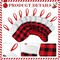 Christmas Advent Calendar Bags with Numbers for 24 Days Buffalo Plaid Timer Christmas Mini Stockings Wooden Advent Calendar Figure Countdown Calendar Candy Bags for Adults and Children's Xmas Parties